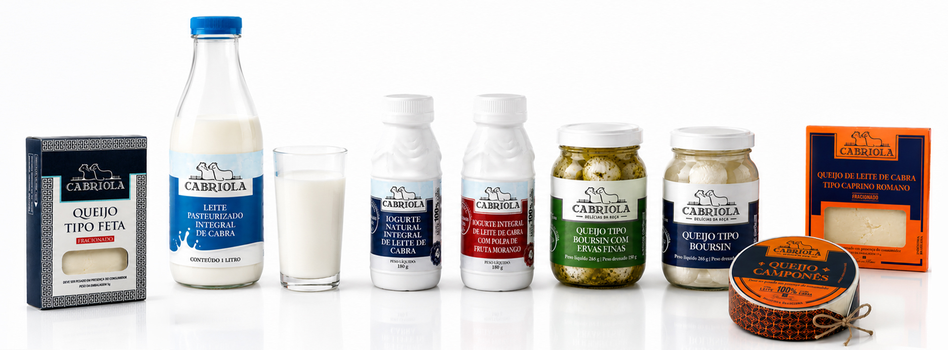 Cabriola — Branding Completo para Laticínios Caprinos